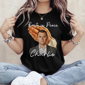 Rest In Peace Charlie Kirk Memorial Dark Shirt LM32 65555