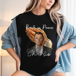 Rest In Peace Charlie Kirk Memorial Dark Shirt LM32 65555
