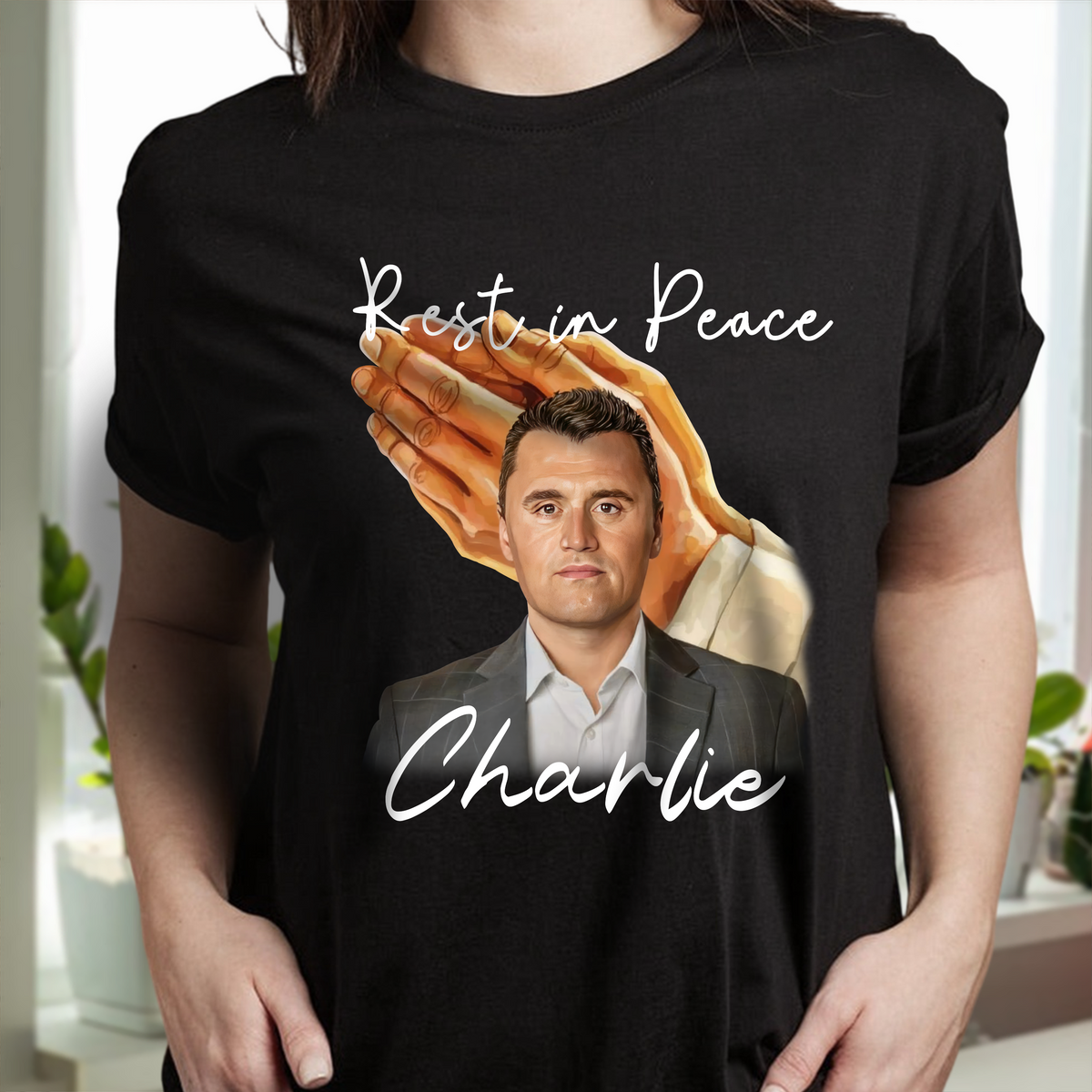 Rest In Peace Charlie Kirk Memorial Dark Shirt LM32 65555