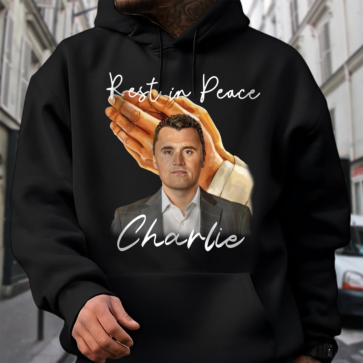 Rest In Peace Charlie Kirk Memorial Dark Shirt LM32 65555