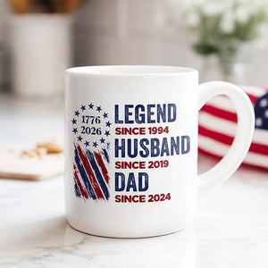 Personalized Legend, Husband, Dad And Grandpa Mug HO82 901180