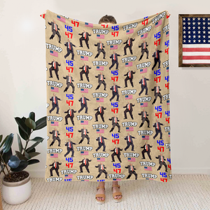 Trump - Embrace Success with a Little Bit of Crazy Blanket HA75 64168