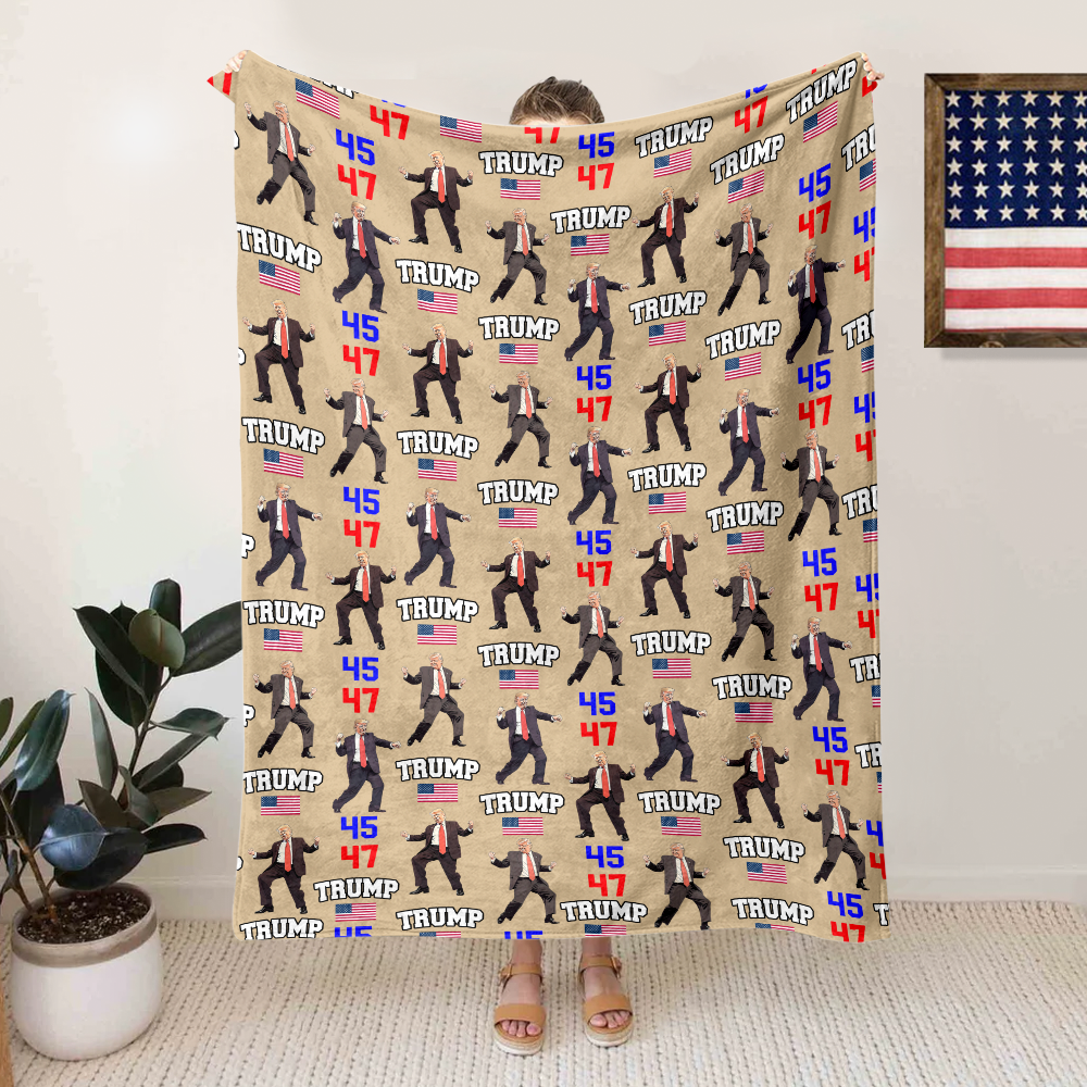 Trump - Embrace Success with a Little Bit of Crazy Blanket HA75 64168