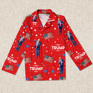 Trump Dancing Victory Flannel Pajamas HA75 64066