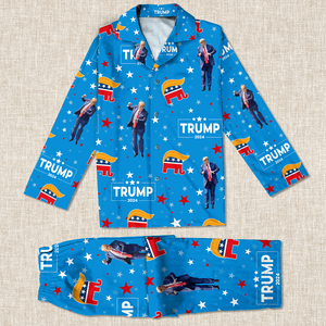 Trump Dancing Victory Flannel Pajamas HA75 64066