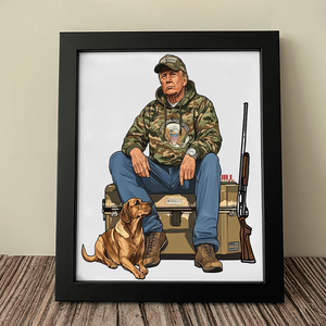 Trump Hunting Gear: Buck Around and Find Out Picture Frame LM32 63833