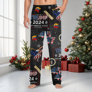 Trump 45 47 Keep America Great Pajamas Christmas Gift HA75 64150