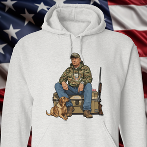 Trump Hunting Gear No Words : Buck Around and Find Out White Shirt 63839