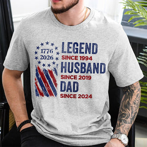 Personalized Legend, Husband, Dad And Grandpa Shirt HO82 901178