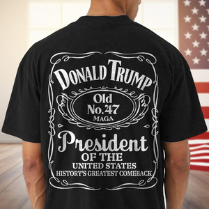 Donald Trump President Of United States Old No.47 Back Shirt TH10 64223