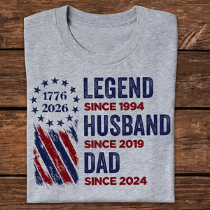 Personalized Legend, Husband, Dad And Grandpa Shirt HO82 901178