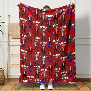 Trump - Embrace Success with a Little Bit of Crazy Blanket HA75 64168