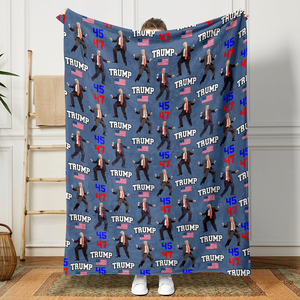 Trump - Embrace Success with a Little Bit of Crazy Blanket HA75 64168