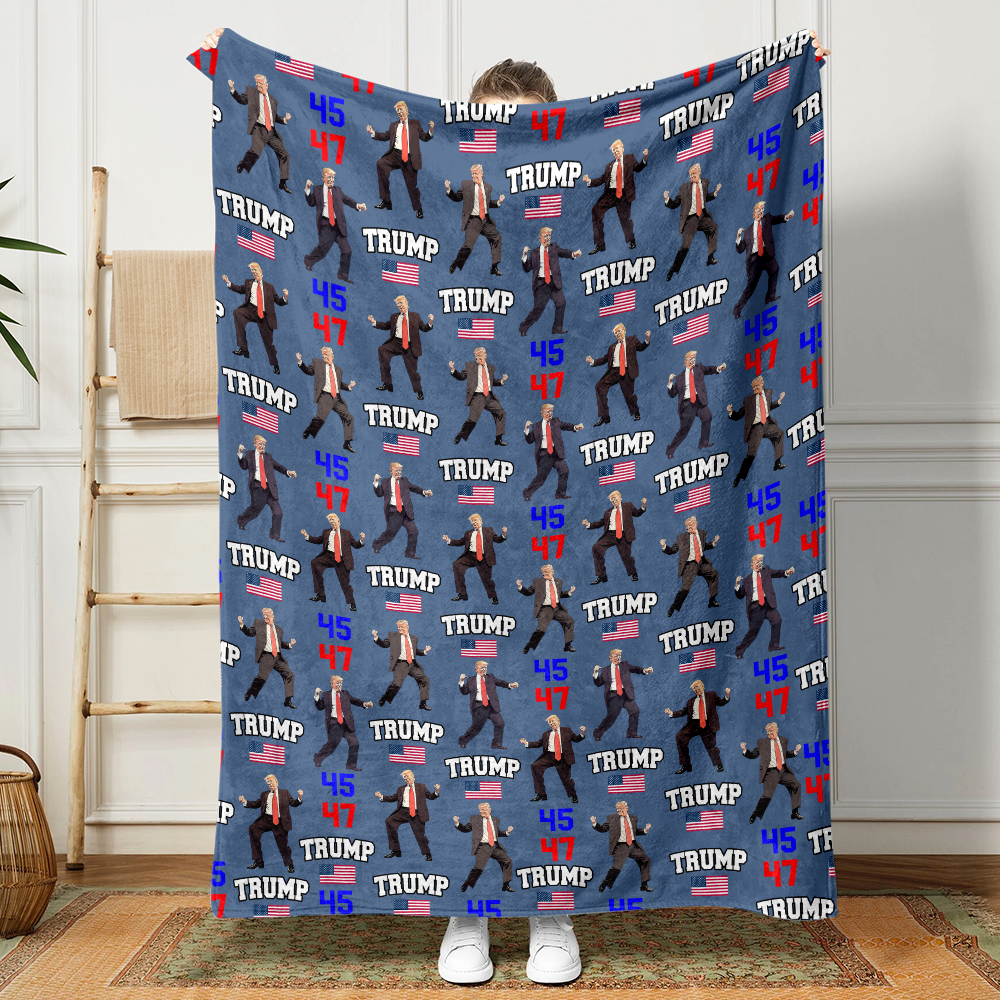 Trump - Embrace Success with a Little Bit of Crazy Blanket HA75 64168