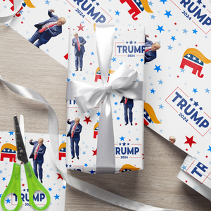 Trump Victory Dance Wrapping Paper For Christmas Gift HA75 64070