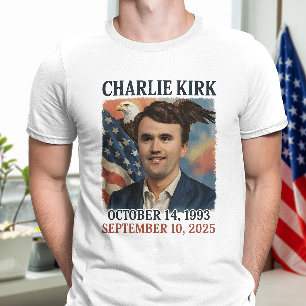 Pray for Charlie Kirk Bright Shirt HA75 64550