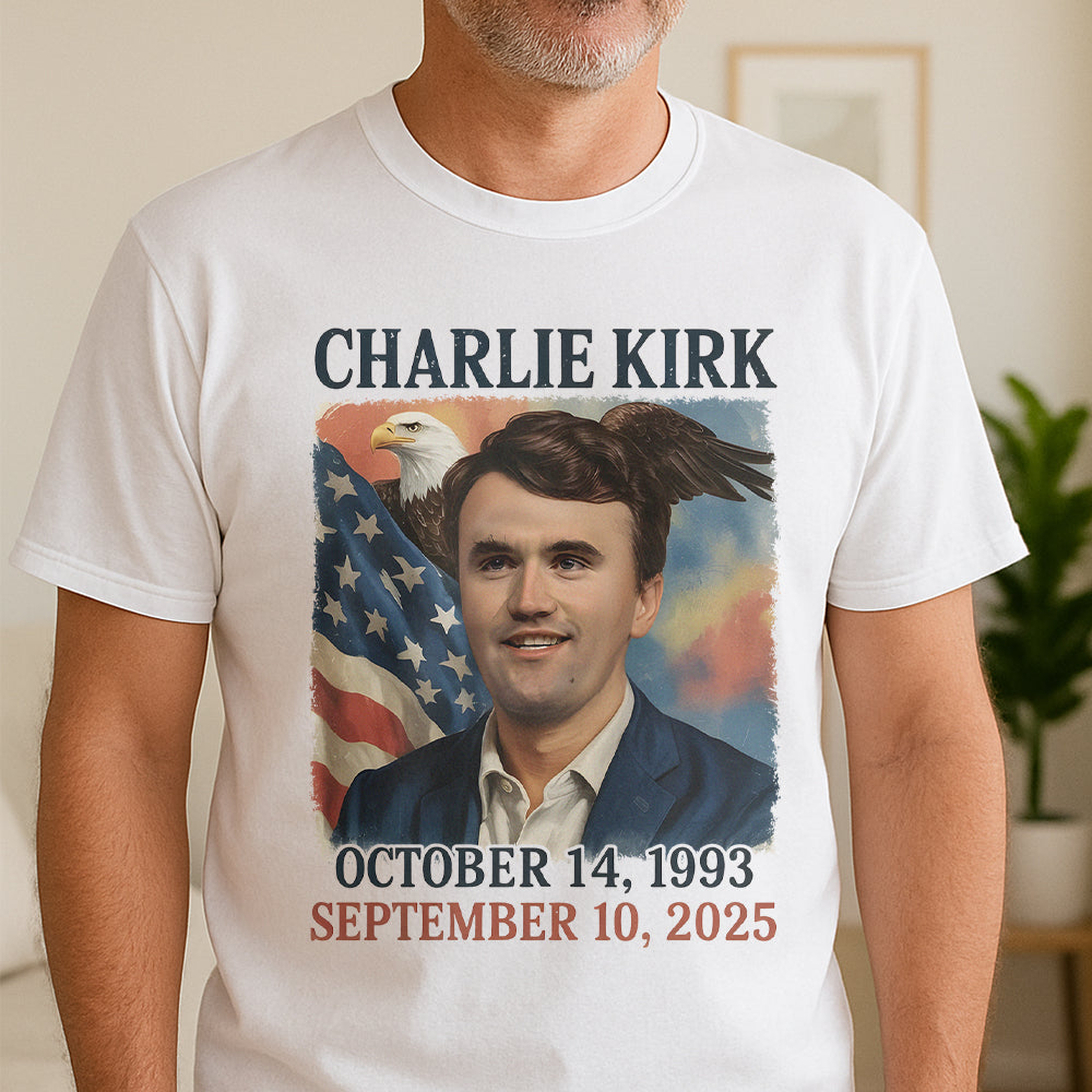 Pray for Charlie Kirk Bright Shirt HA75 64550