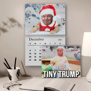 Trump Tiny Wall Calendar Funny Trump 2026 Calendar CH07 67686