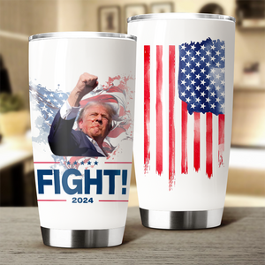 Donald Trump Fight For America Fat Tumbler TH10 63417