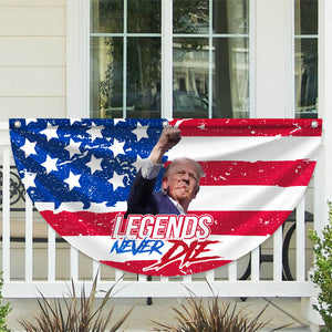 Trump Sh**ting Fi**t Fi**t Fi**t Legends Never D** Donald Trump Non-Pleated Fan Flag HO82 65006