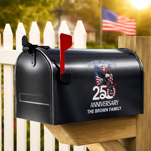 Personalized American Pride Patriotic 250th Anniversary Eagle 1776–2026 Mailbox Decal HO82 901016