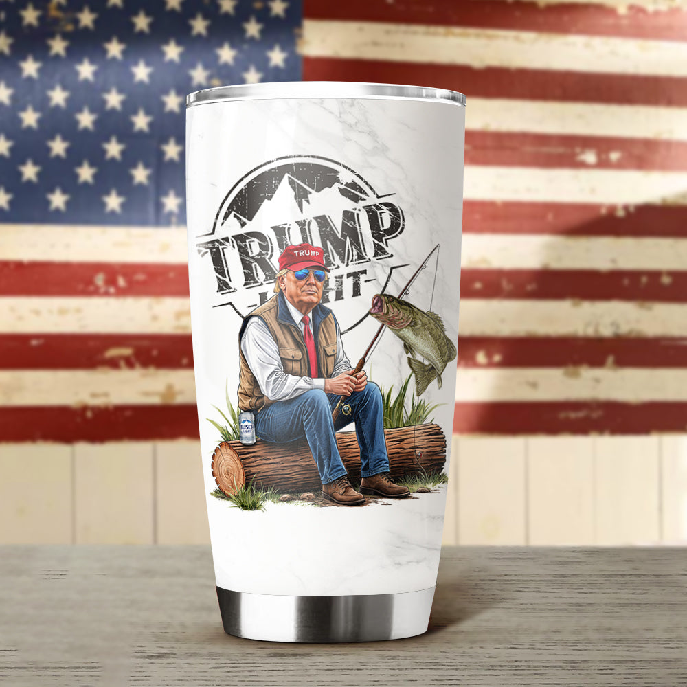 Trump Light Fishing Lovers Gift Tumbler HO82 65488