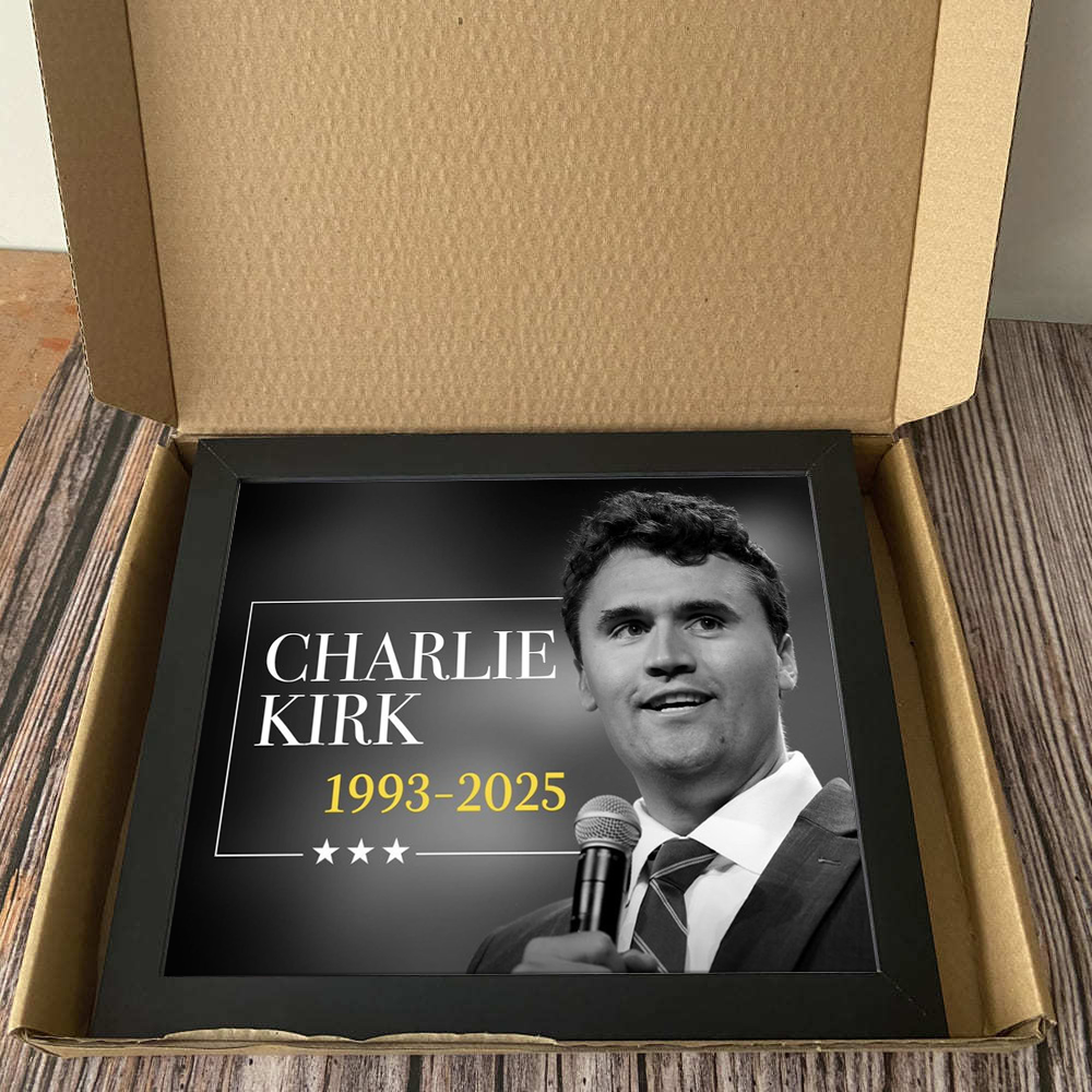 Charlie Kirk Memorial Pictrure Frame TH10 64413