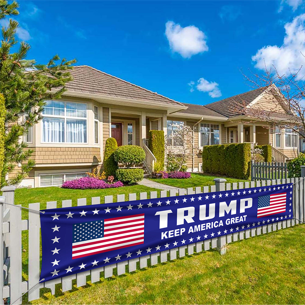 Trump 2024 Make America Strong Once Again Large Banner HO82 63092