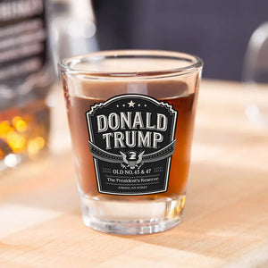 Donald Trump Old No 45 & 47 American Spirit Shot Glasses LM32 65053