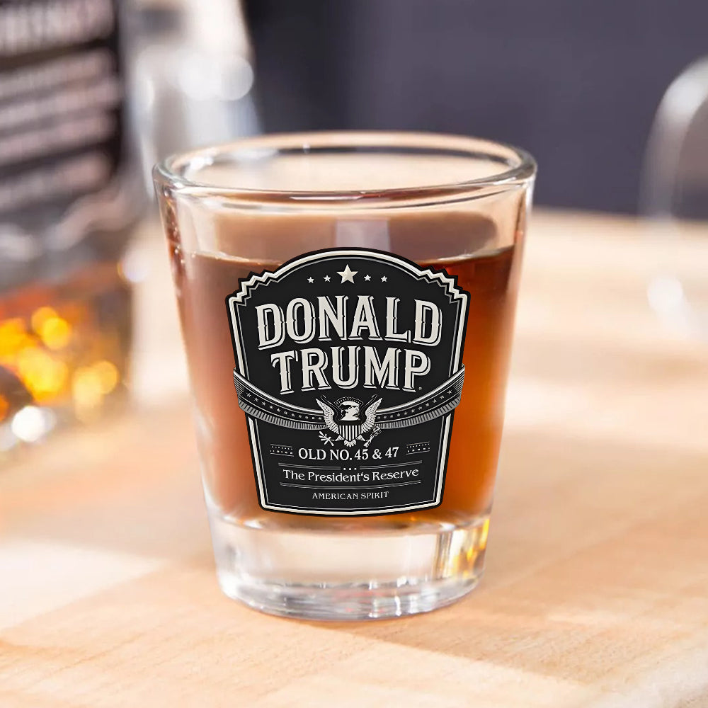 Donald Trump Old No 45 & 47 American Spirit Shot Glasses LM32 65053
