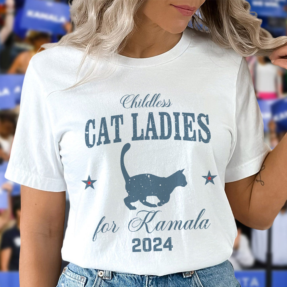 Childless Cat Ladies For Kamala Bright Shirt HA75 63394
