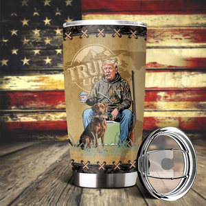 Custom Trump Deer Hunting, Duck Hunting Fat Tumbler HA75 64042