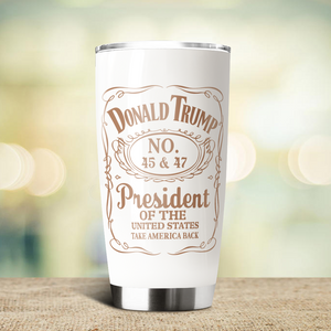 Donald Trump 45 & 47 President Of The United States Fat Tumbler HA75 67030