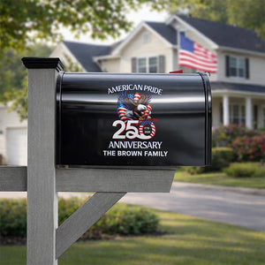 Personalized American Pride Patriotic 250th Anniversary Eagle 1776–2026 Mailbox Decal HO82 901016
