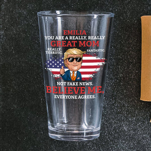 Custom Name You Are A Great Person Personalized Donald Trump Beer Glass CH07 67342