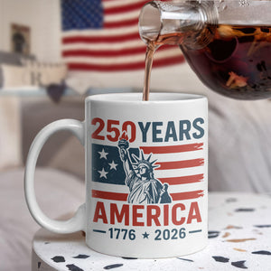 250 Years America 1776 - 2026 White Mug HO82 894544