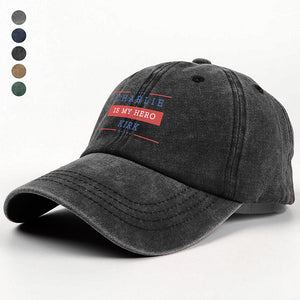 Charlie Kirk Is My Hero Make America Great Again Washed Denim Baseball Cap HO82 65854