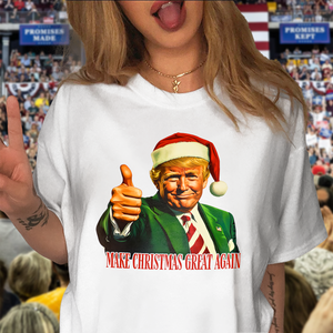 Make Christmas Great Again With Trump Shirt HA75 63657