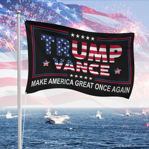 Trump Vance 2024 Make America Great Again Banner Flag HA75 63234