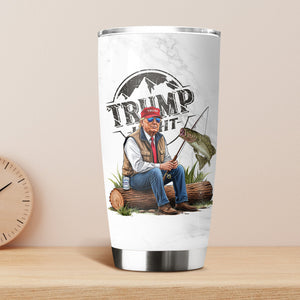 Trump Light Fishing Lovers Gift Tumbler HO82 65488