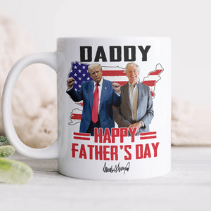 Custom Photo Trump Mom Happy Mother's Day White Mug LM32 65315