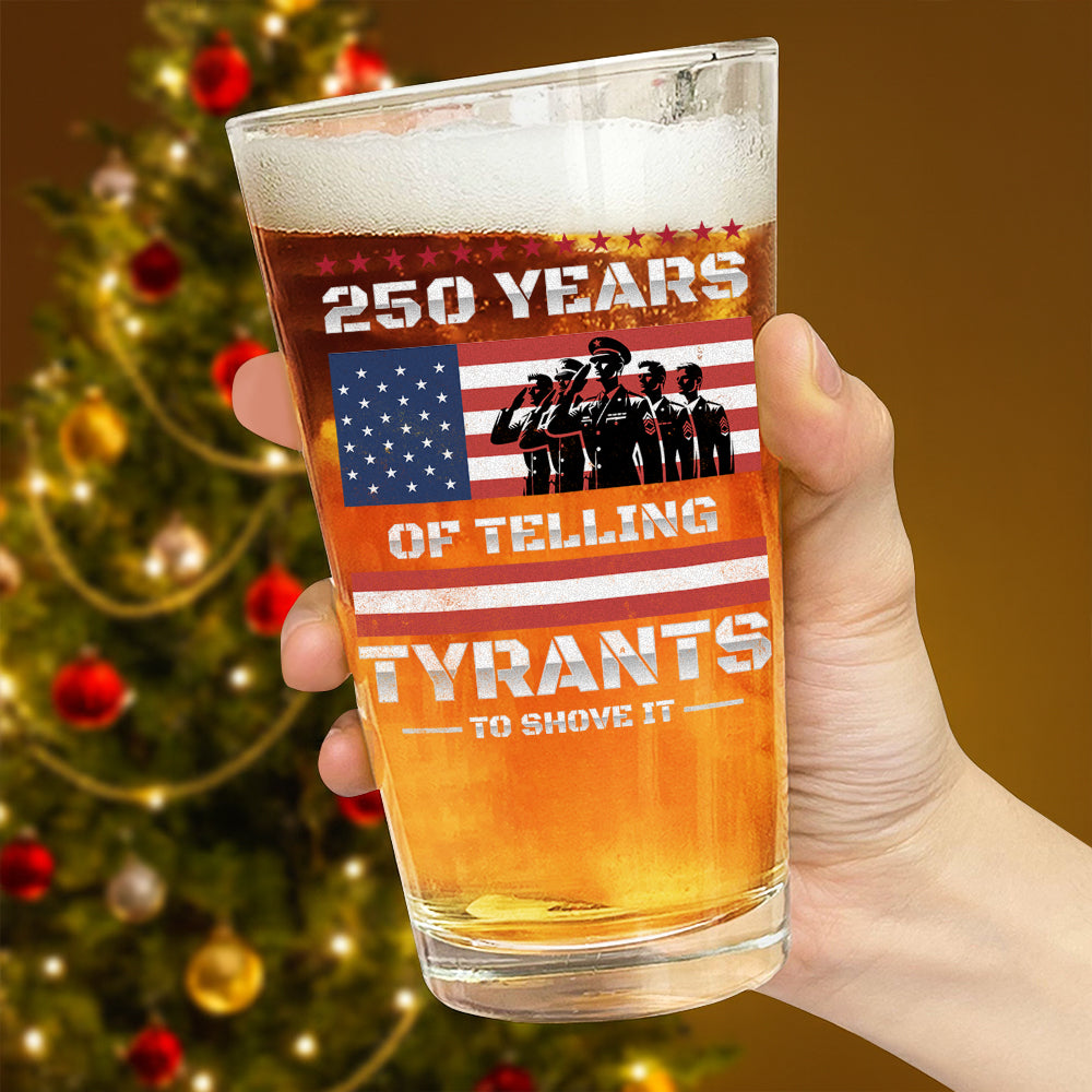250 Years USA 250th Anniversary America Celebration Beer Glass CH07 896748