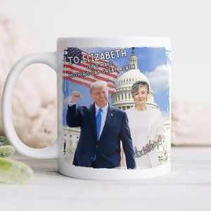 Custom Photo  With Donald Trump White Mug Gift For Family CH07 67350