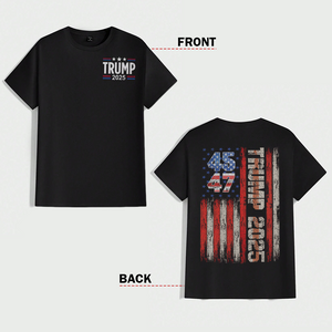 Trump 2025 Flag Front And Back Shirt N304 HA75 62740