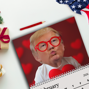Trump Tiny Wall Calendar Funny Trump 2026 Calendar CH07 67686
