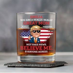 Custom Name You Are A Great Person Personalized Donald Trump Whiskey Glass CH07 67340