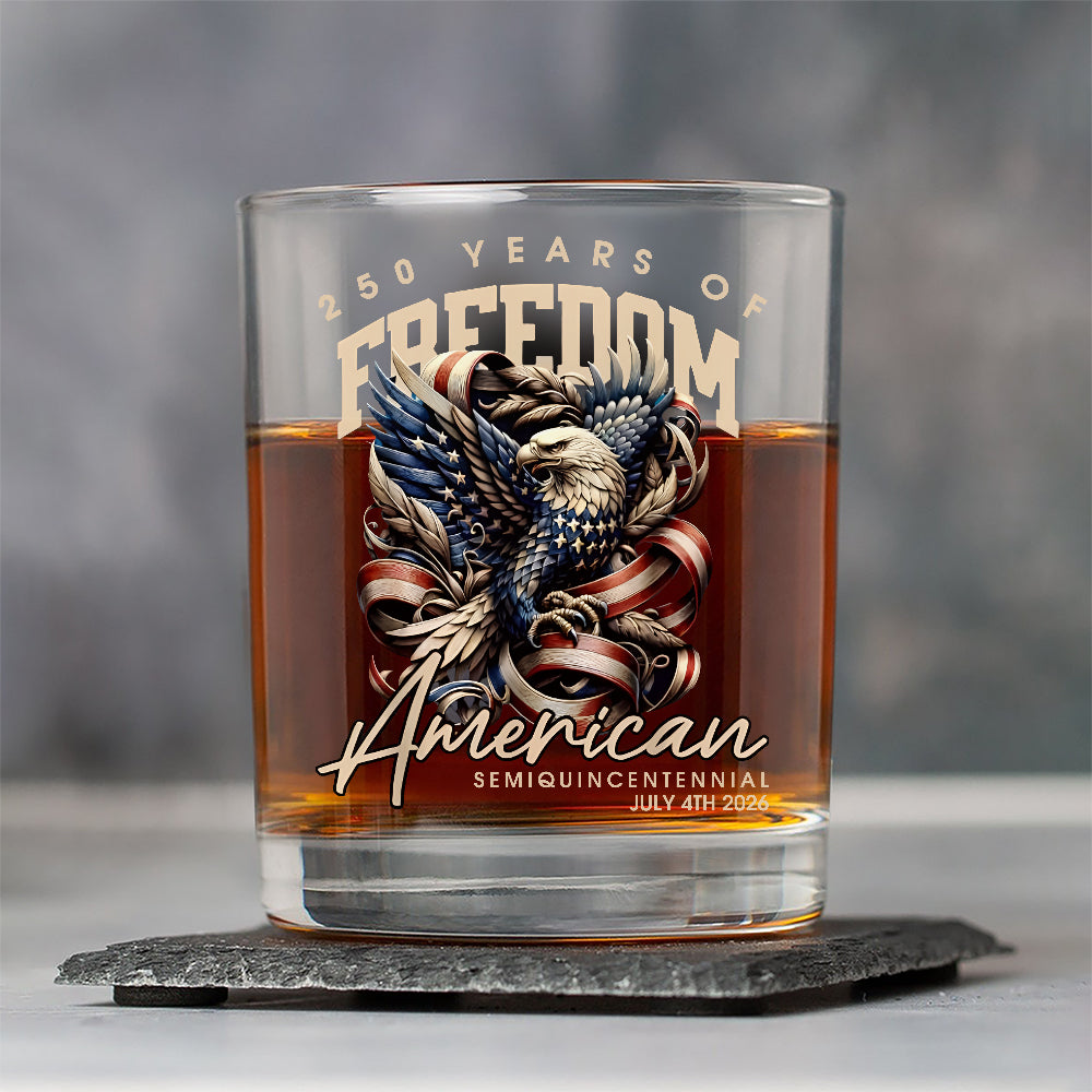 250 Years Of Freedome America Whiskey Glass TH10 894541