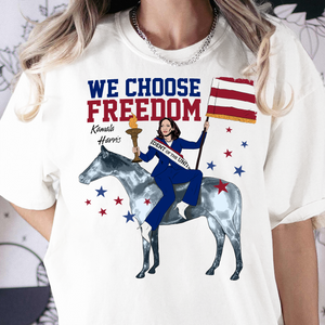 Kamala Harris We Choose Freedom Bright Shirt HA75  63486