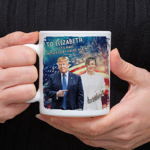 Custom Photo  With Donald Trump White Mug Gift For Family CH07 67350