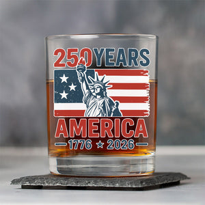 250 Years America 1776 - 2026 Whiskey Glass HO82 894542